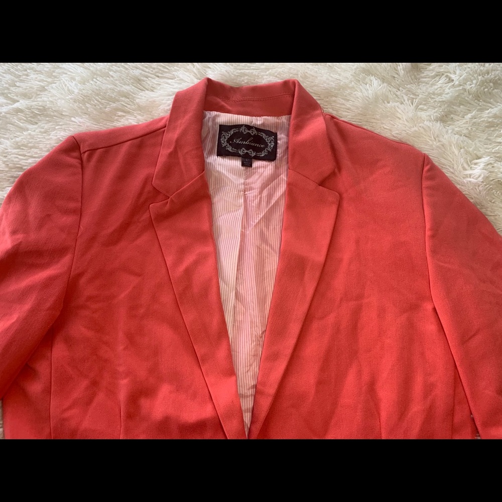 Coral Pink Blazer 🌷